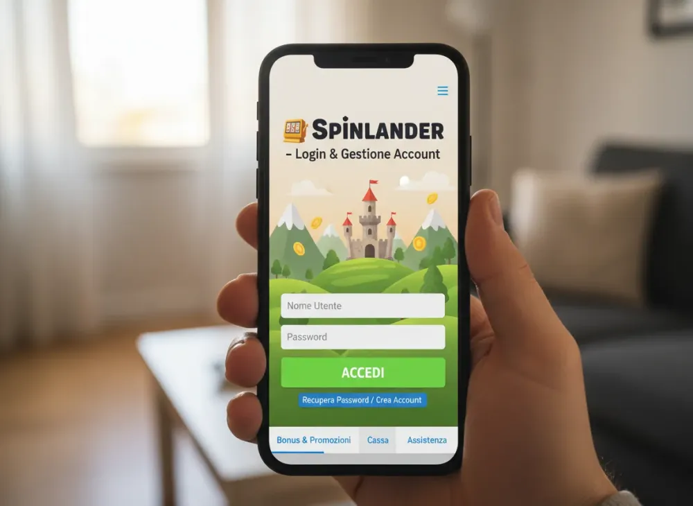 Spinlander login guida per accesso e gestione account